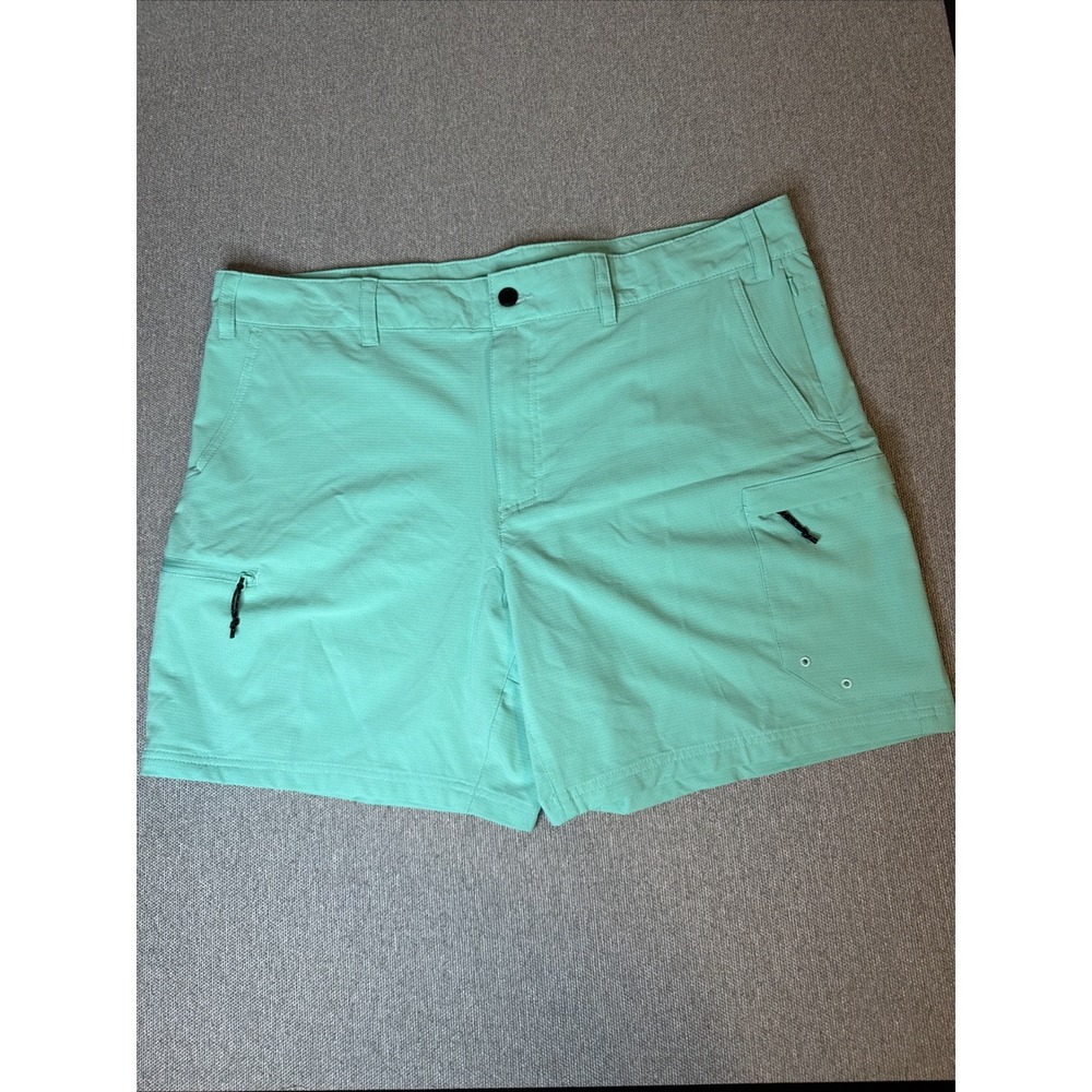 Magellan Outdoor Pro Men's Fishing Gear Light Green Shorts Size XL‎ Water Repel